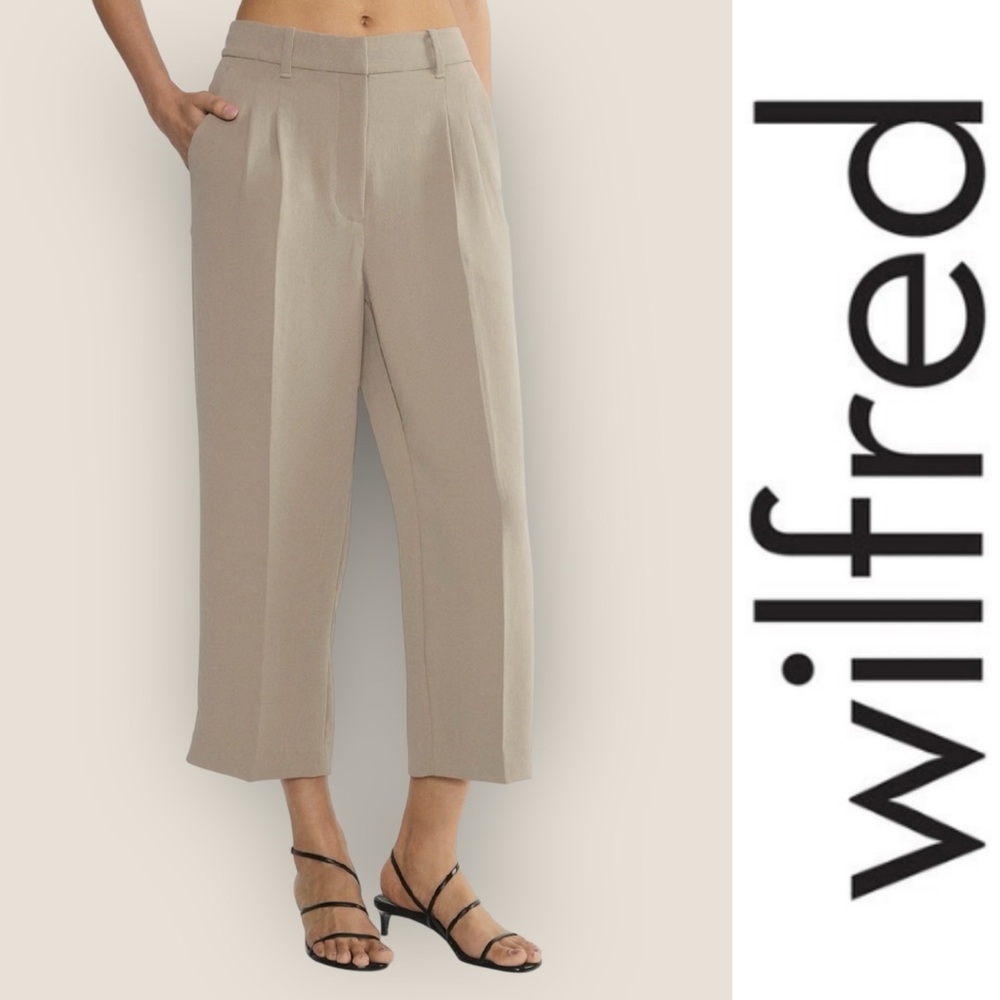 NWT Wilfred Cairo Effortless Cropped Pants, Size 6, MSRP $148‎